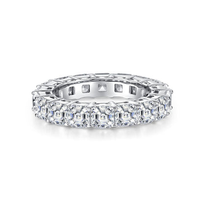 European Full Diamond S925 Sterling Silver Ring