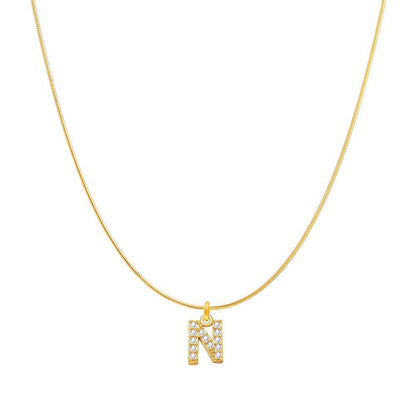 Fashion Personality Round Snake Clavicle Chain Female