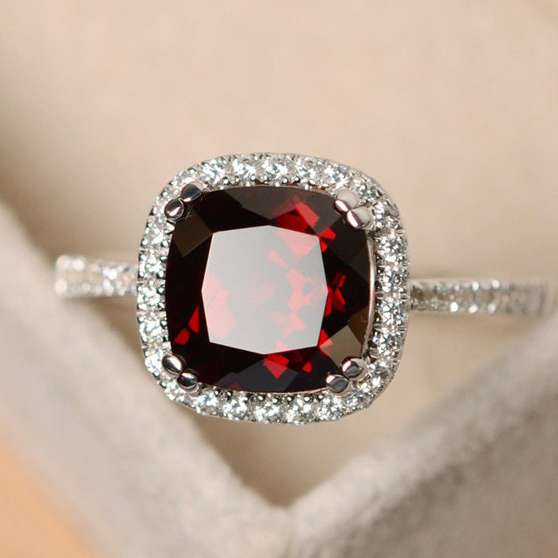 Fashion Geometry Pattern Ring For Women Wedding