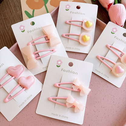 Sweet Bowknot Children Fringe Hairpin