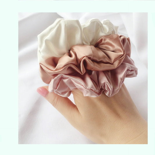 Silk Headdress Flower Scrunchie
