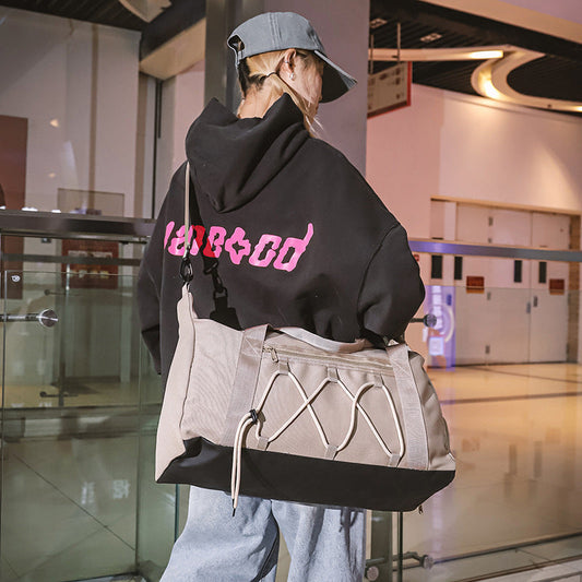 Korean-Style Large Capacity Denim Tote Bag