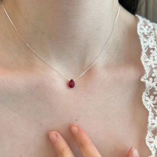 Xhdkids Water Drop Pendant Necklace For Women