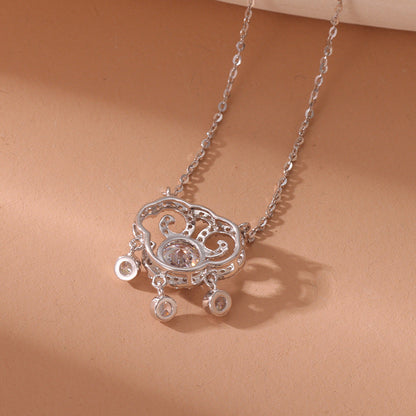 Year of Birth S925 Silver Xiangyun Lock Necklace