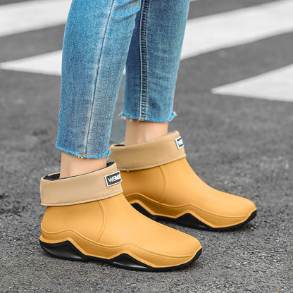Men's Short Tube Waterproof Rain Boots