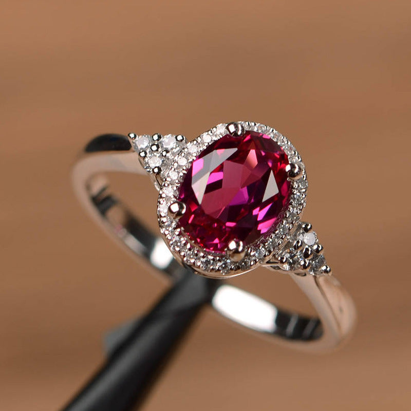 Fashion Geometry Pattern Ring For Women Wedding