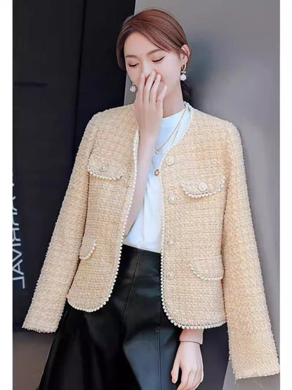 High-end Chanel Coat Women's Autumn And Winter Elegant Socialite