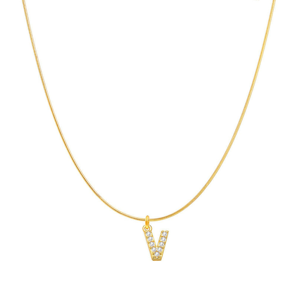 Fashion Personality Round Snake Clavicle Chain Female