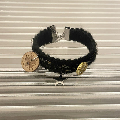 XINGX Bow Love Button Stitching Bracelet