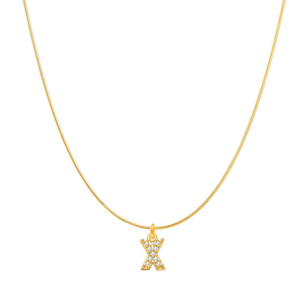 Fashion Personality Round Snake Clavicle Chain Female