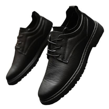 Plus Size Business Casual Leather Shoes Summer