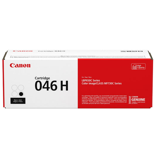 New, Pre-Owned - Canon 046H High Yield Black Toner Cartridge, 1254C001