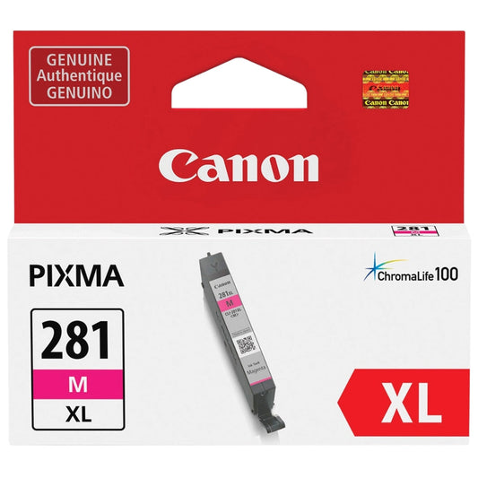 New, Pre-Owned - Canon 281XL High Yield  Magenta Ink Cartridge, CLI-281XL