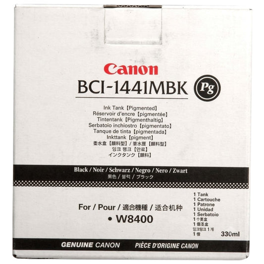 New, Pre-Owned - Canon BCI-1441 High Yield Matte Black Ink Cartridge, AA6-8637