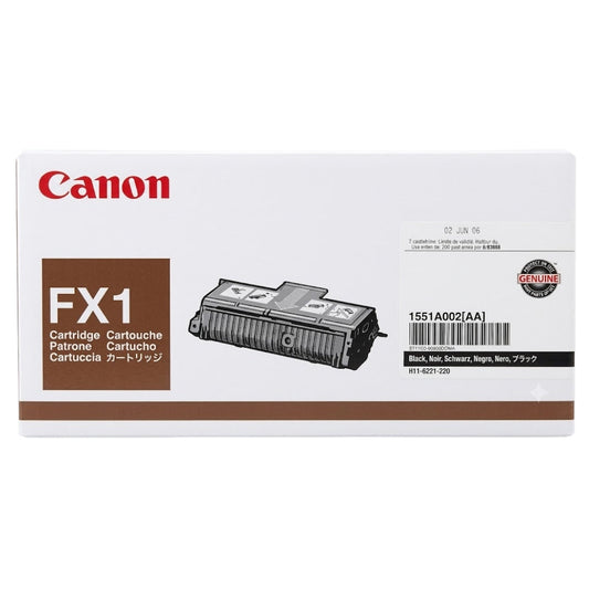 New, Pre-Owned - Canon FX-1 Black Laser Toner Cartridge, 1551A002