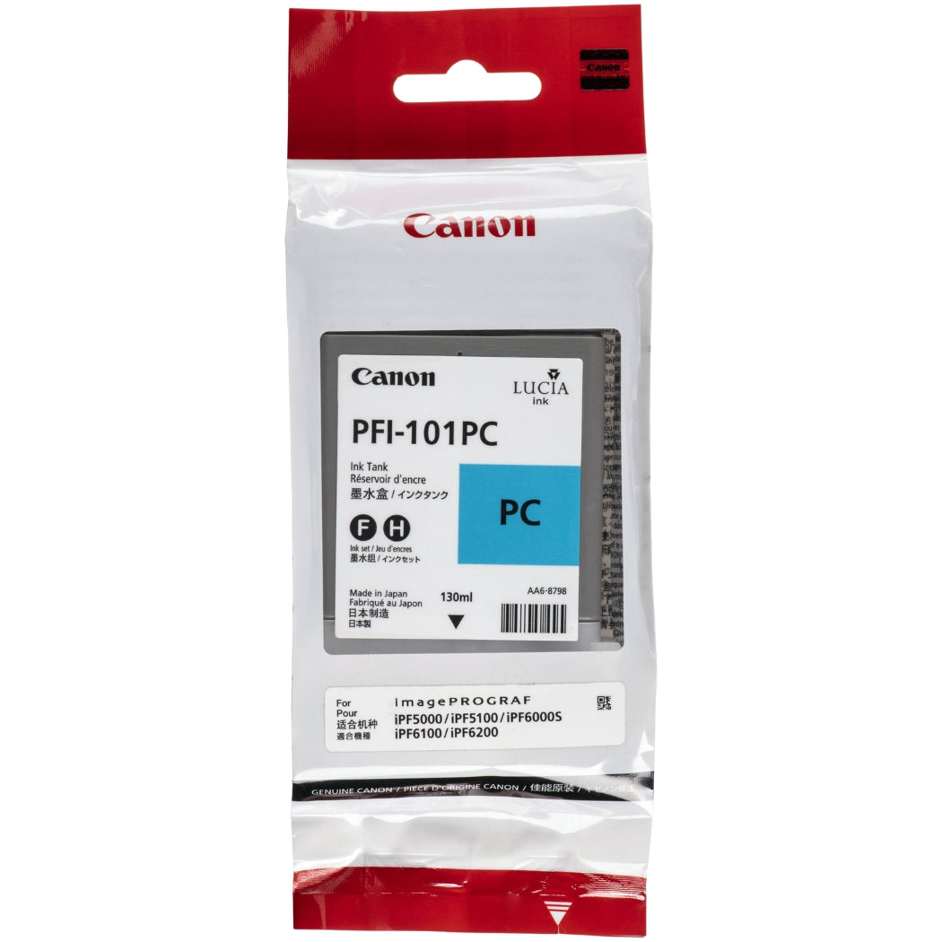 New, Pre-Owned - Canon PFI-101 130mL Photo Cyan Ink Cartridge