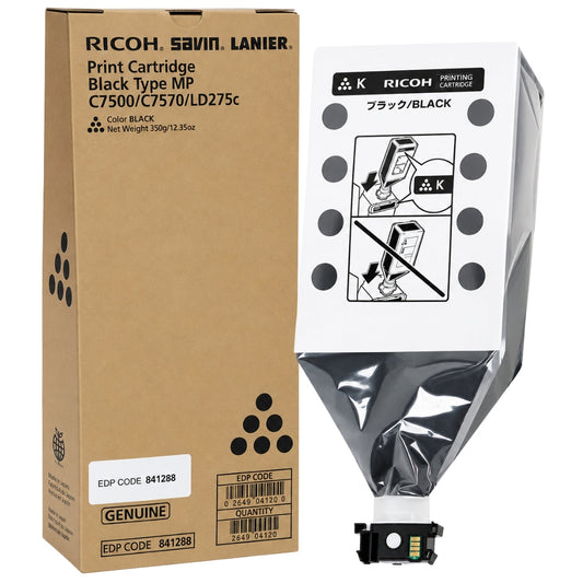 New, Pre-Owned - Ricoh 841288 Standard Yield Black Toner Cartridge