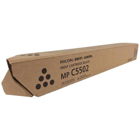 New, Pre-Owned - Ricoh MPC5502 Standard Yield Black Toner Cartridge, 841751