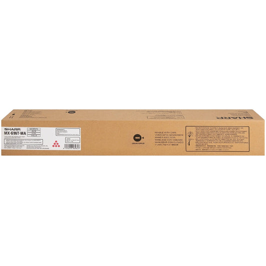 New, Pre-Owned - Sharp MX-61NT Standard Yield Magenta Toner Cartridge, MX-61NTMA