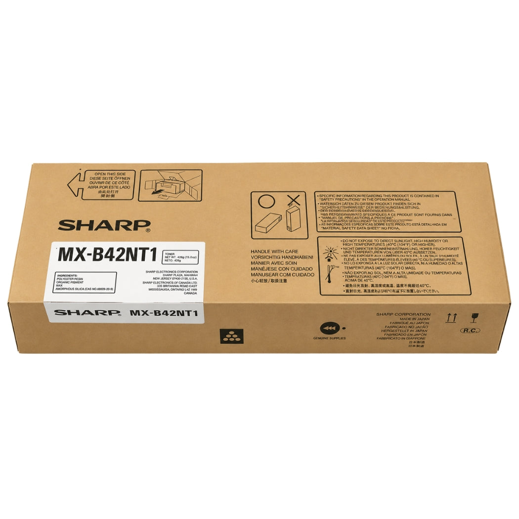 New, Pre-Owned - Sharp MX-B402 High Yield Black Toner Cartridge, MXB42NT1