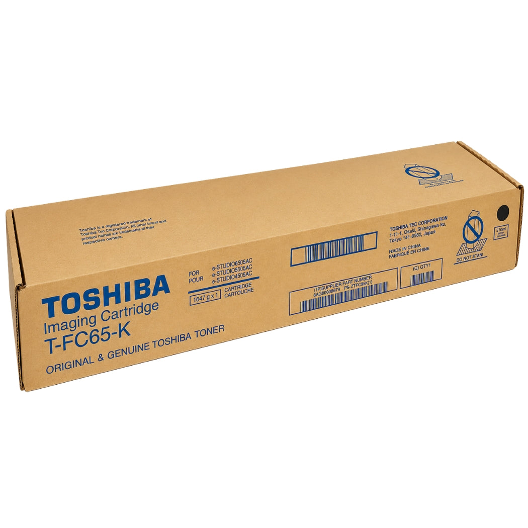 New, Pre-Owned - Toshiba T-FC65-K Standard Yield Black Toner Cartridge