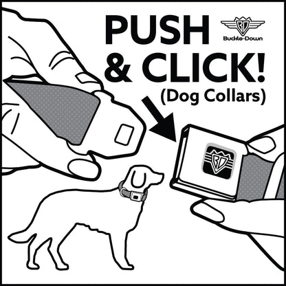 THE APOTHECARY DIARIES Title Logo Full Color Black/Red/White Seatbelt Buckle Collar - The Apothecary Diaries Gyokuyo and Lihua Pose Blocks White/Pink/Blue