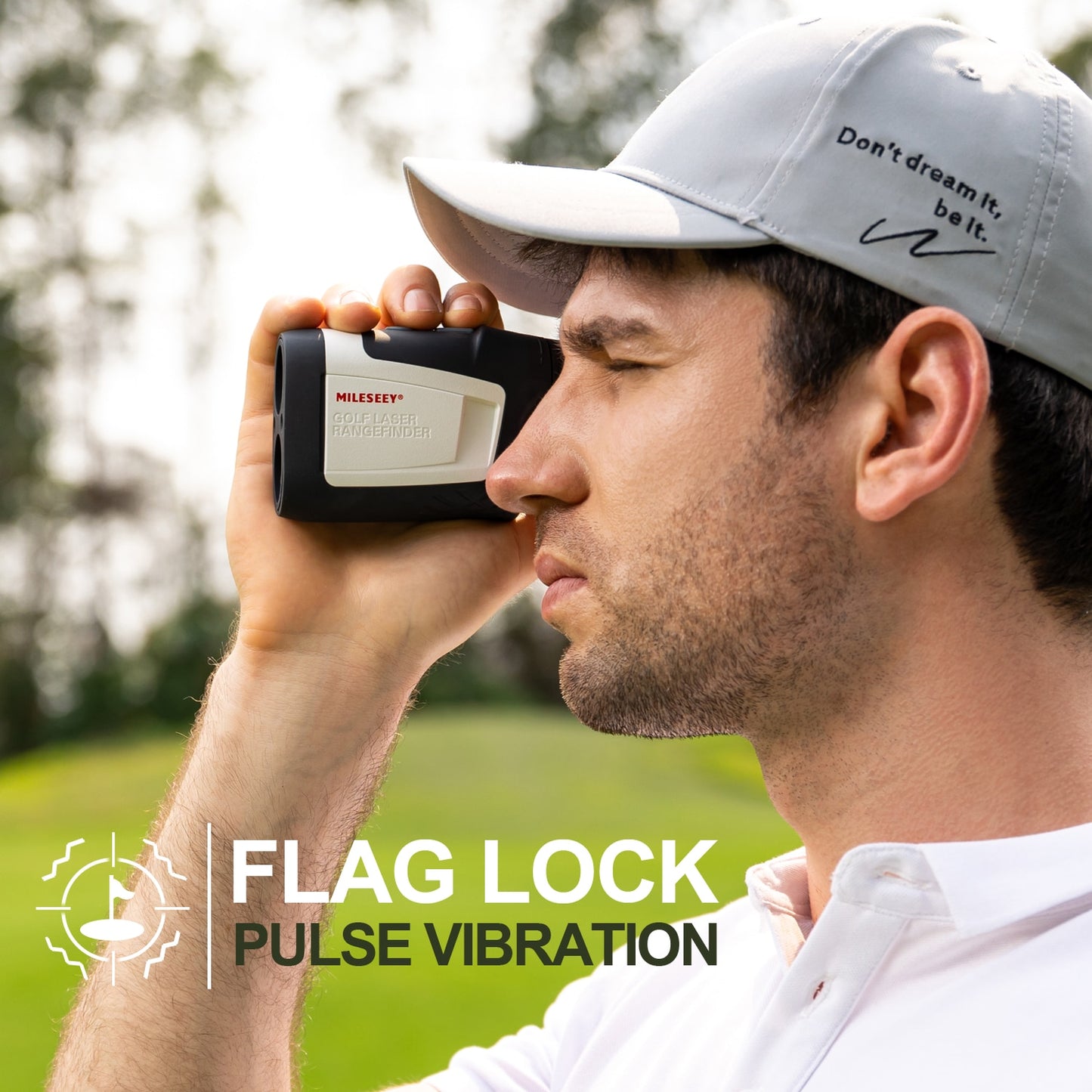 PF210 600M Yd Mini Golf Rangefinder: Laser Measure Distance Meter for Golf and Hunt Sports