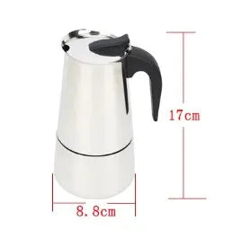 4/6/9 Cups Moka Pot Caffe Machine Espresso Cups Coffee Makers Latte Percolator Stove Top Moka Coffee Maker