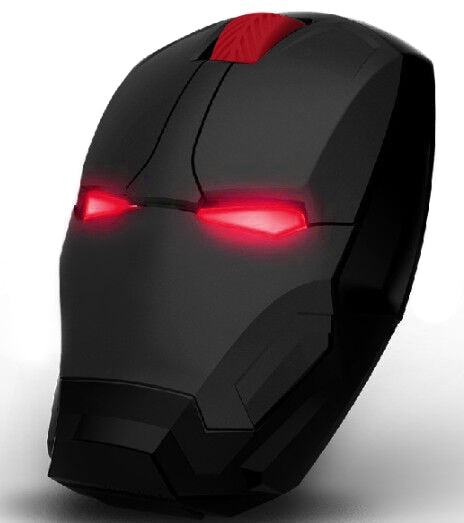 WEYES Wireless mouse for Iron man appearance Creative power saving Notebook computer games  mice The coolest Art