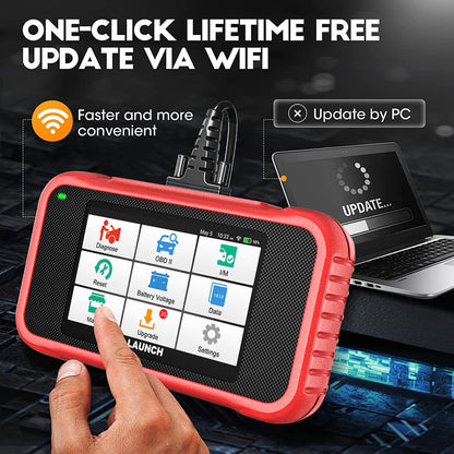 Launch X431 CRP123E OBD2 Scanner ENG ABS Airbag SRS AT Creader 123E Diagnostic Tool OBDII EOBD Code Reader Lifetime Free Update