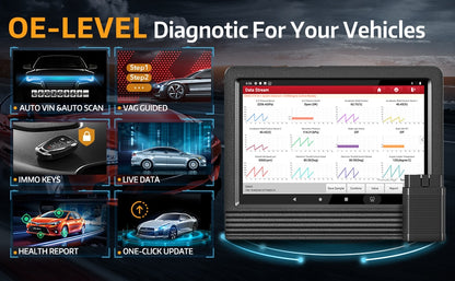 LAUNCH X431 V V4.0 Pro Car Diagnostic Tools Auto OBD2  Scanner Full System ECU Coding Active Test Guide Function