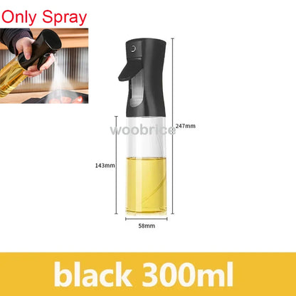 2in1 Kitchen Spray Oil Dispenser 500ml Oil  Sprayer Polisher for Air Fryer Salad Grilling Roasting Cooking Kitchen Acceesories