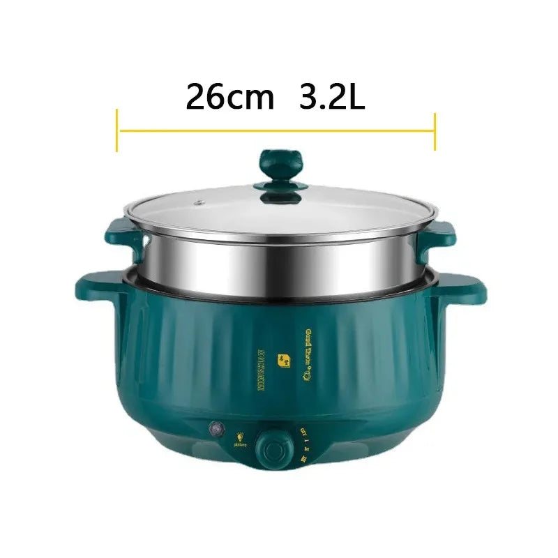 Electric MultiCooker Rice Cooker Multifunctional Frying Flat Pan Non-stick Cookware Multi Hotpot Soup Cooking Kitchen Appliances