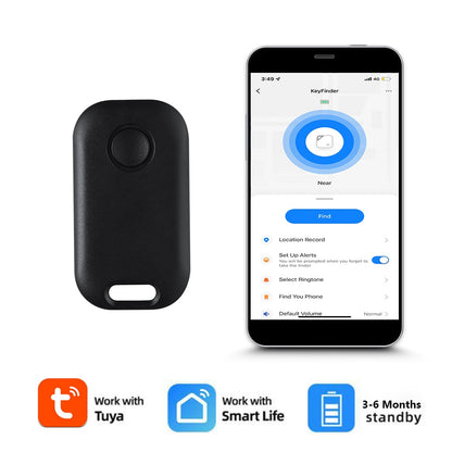 Tuya Mini Anti Lost Gps Tracker Keychain Alarm Smart Wireless Bluetooth-compatible Location Tracker Tag Gps Tracking Device