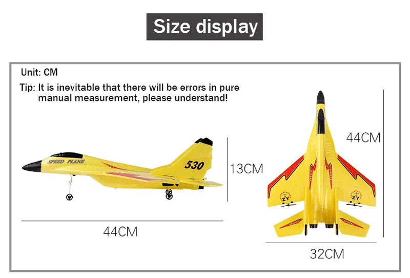 RC SU-35 Fighter Plane: High-Flying 2.4G Radio Control Glider for Kids - Remote Control Foam Aircraft for Adventurous Play