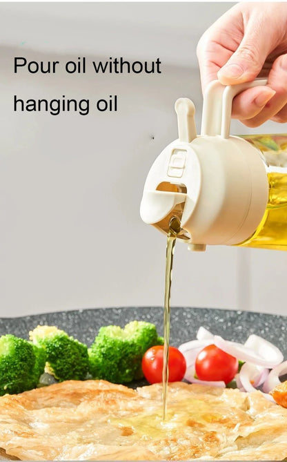 2in1 Kitchen Spray Oil Dispenser 500ml Oil  Sprayer Polisher for Air Fryer Salad Grilling Roasting Cooking Kitchen Acceesories