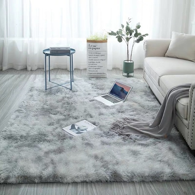 Plush Carpet: Thick, Anti-Slip, and Soft Rugs for Modern Living Room and Bedroom Decoration