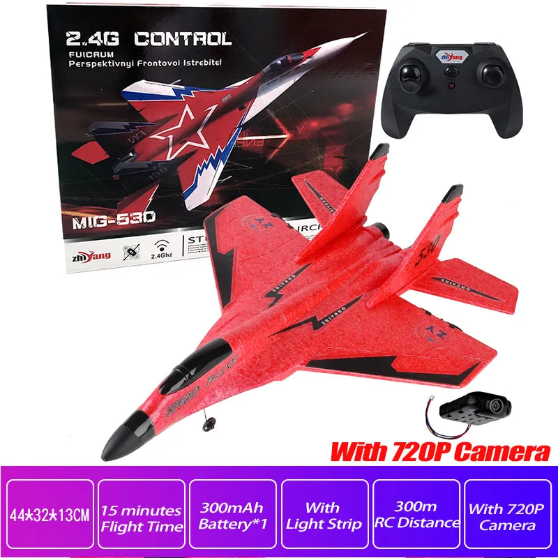 RC SU-35 Fighter Plane: High-Flying 2.4G Radio Control Glider for Kids - Remote Control Foam Aircraft for Adventurous Play