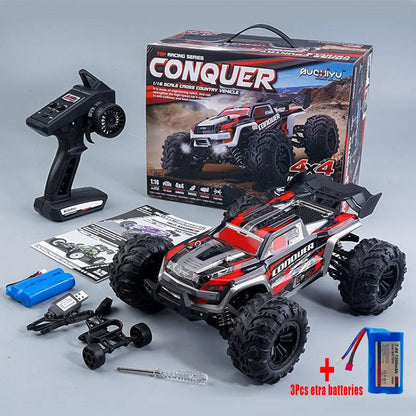 2023 New 1:16 Scale Large RC Cars 50km/h High-Speed RC Cars Toys for Boys Remote Control Car 2.4G 4WD Off Road Monster Truck
