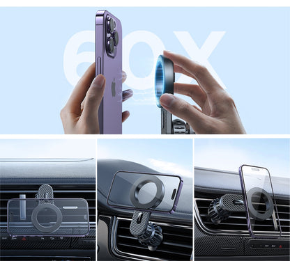 Universal Strong Car Air Vent Phone Mount - Joyroom Magnetic Car Phone Holder for iPhone, Samsung, LG, Google Pixel, and More