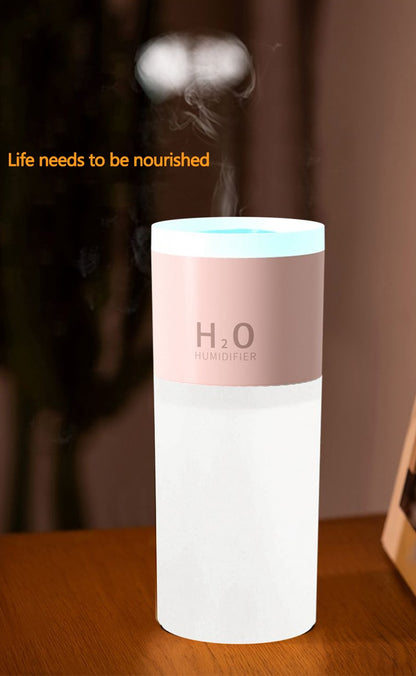 Wireless Rechargeable USB Ultrasonic Essential Oil Diffuser - Air Humidifier, Smoke Ring Atomizer, Aroma Diffuser for Household and Car