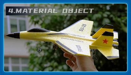 RC SU-35 Fighter Plane: High-Flying 2.4G Radio Control Glider for Kids - Remote Control Foam Aircraft for Adventurous Play