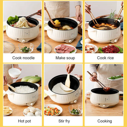 Electric MultiCooker Rice Cooker Multifunctional Frying Flat Pan Non-stick Cookware Multi Hotpot Soup Cooking Kitchen Appliances