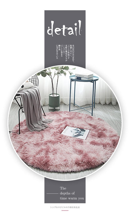 Plush Carpet for Living Room and Bedroom - Soft, Fluffy, and Anti-Slip Floor Rug - Elegant Lounge Decor and Solid Design