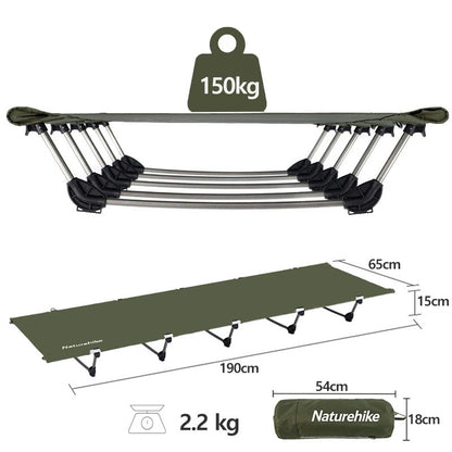Rest Easy Anywhere: Ultralight Camping Cot - Portable Folding Bed for Outdoor Adventures, Tent Camping, and Travel - Single Camp Bed Solution