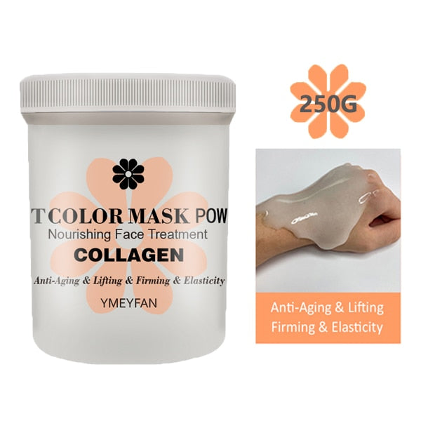 Natural Soft Hydro Jelly Mask Powder Set Peel Off Rubber Facial Mask SPA Whitening Rose Collagen Hyaluronic Mask Acid Skincare