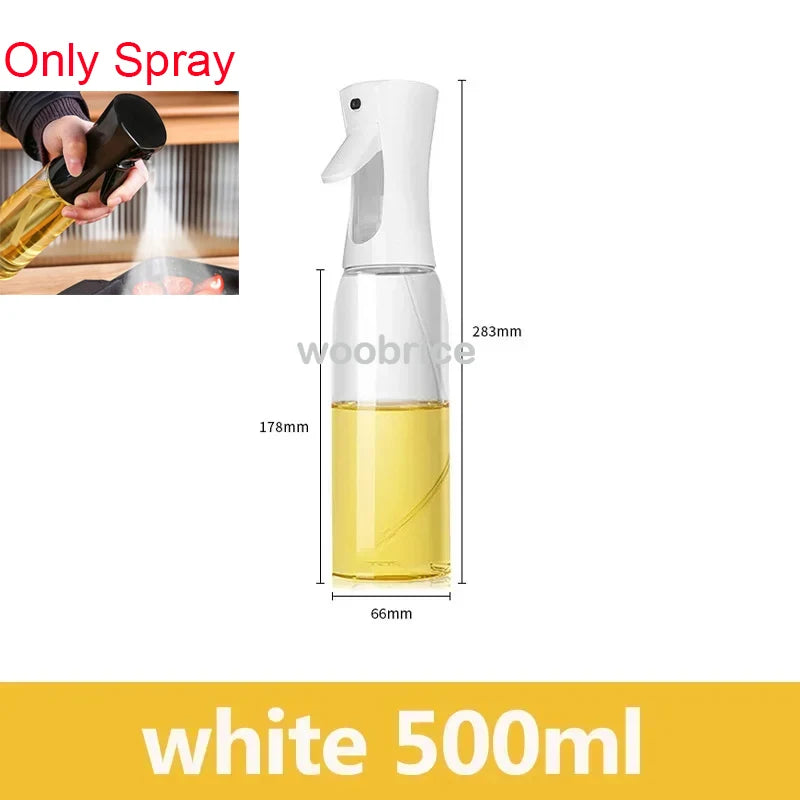 2in1 Kitchen Spray Oil Dispenser 500ml Oil  Sprayer Polisher for Air Fryer Salad Grilling Roasting Cooking Kitchen Acceesories