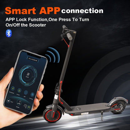 AOVOPRO ES80 M365 Electric Scooter 350W 31km/h APP Smart Adult Scooter Shock Absorption Anti-skid Folding Electric Scooter