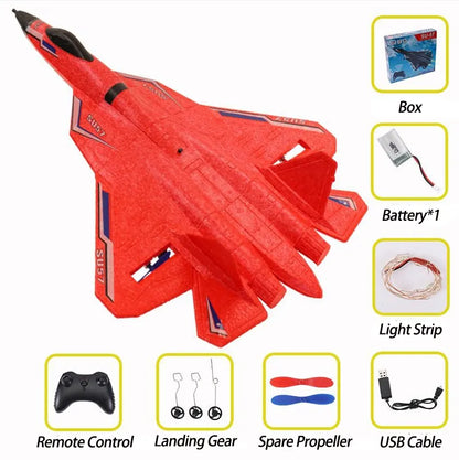 RC SU-35 Fighter Plane: High-Flying 2.4G Radio Control Glider for Kids - Remote Control Foam Aircraft for Adventurous Play