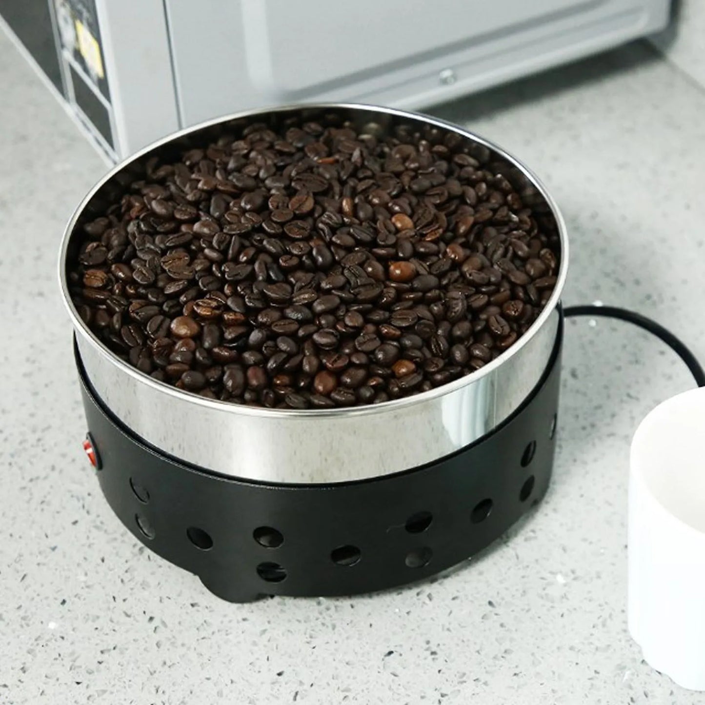 Electric Coffee Roaster Coffee Bean Cooler 5mm Stainless Steel Electric Coffee Roasting Cooling Machine 110‑220V